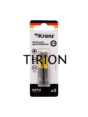 Бита для шуруповерта KRANZ Torx T27х50 мм (2 шт./уп.)