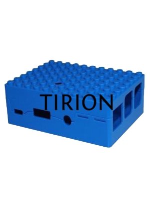 Корпус RA184 blue для микрокомпьютера Raspberry Pi 3 ACD Blue ABS Plastic Building Block case for Raspberry Pi 3