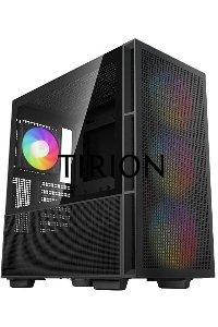 Компьютерный корпус DeepCool CH560 Black (R-CH560-BKAPE4-G-1) (ATX, без БП, 2хUSB, с окном)