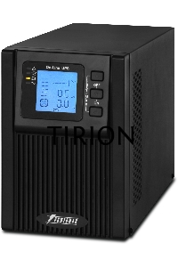 Источник бесперебойного питания PowerMan Online 1000 PLUS (1000ВА/800Вт, Online-Double conversion/LCD Display/USB/Software/RJ11/45,RS-232)