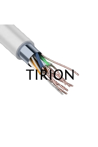Кабель витая пара REXANT F/UTP, категория 6, ZH нг(А)-HF, 4PR, 23AWG, внутренний, серый, 305м
