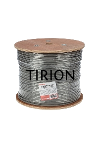 Кабель витая пара REXANT F/UTP, категория 6, ZH нг(А)-HF, 4PR, 23AWG, внутренний, серый, 305м