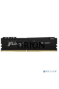 Оперативная память Kingston Fury Beast, DDR4, 16GB (2x8GB), 3600MHz, CL17, с радиаторами, черный