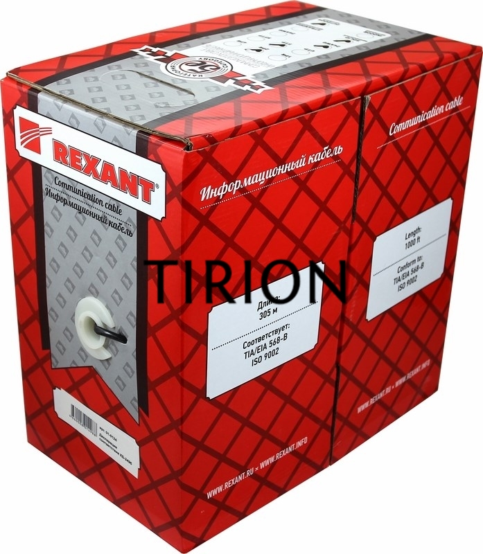 Кабель Rexant (01-0143) Кабель FTP CAT5e 4 пары (305м) 0.51 мм