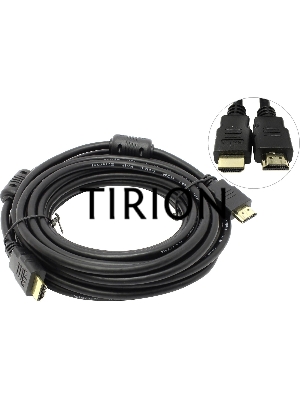 Кабель соединительный аудио-видео Premier 5-813 HDMI (m)/HDMI (m) 15м. феррит.кольца позолоч.конт. черный (5-813 15.0)