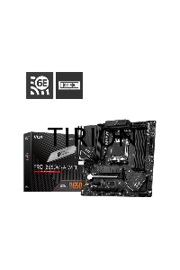 Материнская плата MSI PRO B650M-A WIFI, AM5, AMD B650, 4xDDR5, 4xSATA, 2xM.2, 1xPCI-E 4.0 x16, 1xPCI-E 4.0 x4, 1xDP, 1xHDMI, 1x2.5Gb LAN, 4xUSB 3.2 Gen 1, 4xUSB 3.2 Gen 2, 3x3.5 мм, 7.1, 802.11ax, 5.3, Micro-ATX