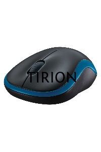 Мышь беспроводная Logitech M185 синий, 1000 dpi, радиоканал, USB, кнопки - 3