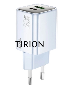 Сетевое зарядное устройство Hoco N46 Glorious 20W 3A (PD) синий