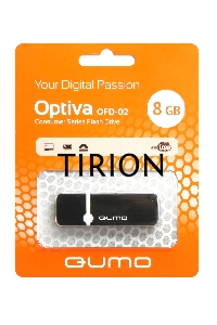 Флэш Диск QUMO 8GB Optiva 02 Black QM8GUD-OP2-black
