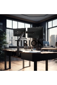 Кронштейн Kromax OFFICE-20 black, 1 шт/уп. Кр. алюм. настол. для мон. 17