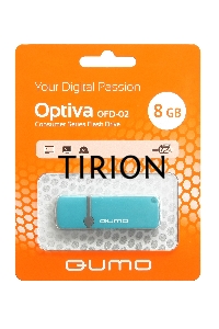 Флэш Диск QUMO 8GB Optiva 02 Blue QM8GUD-OP2-blue