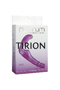 Безременной страпон, стимулятор точки G без вибрации Platinum Premium Silicone - The Gal Pal - Purple